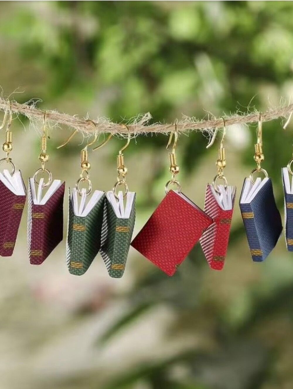 Book Earrings